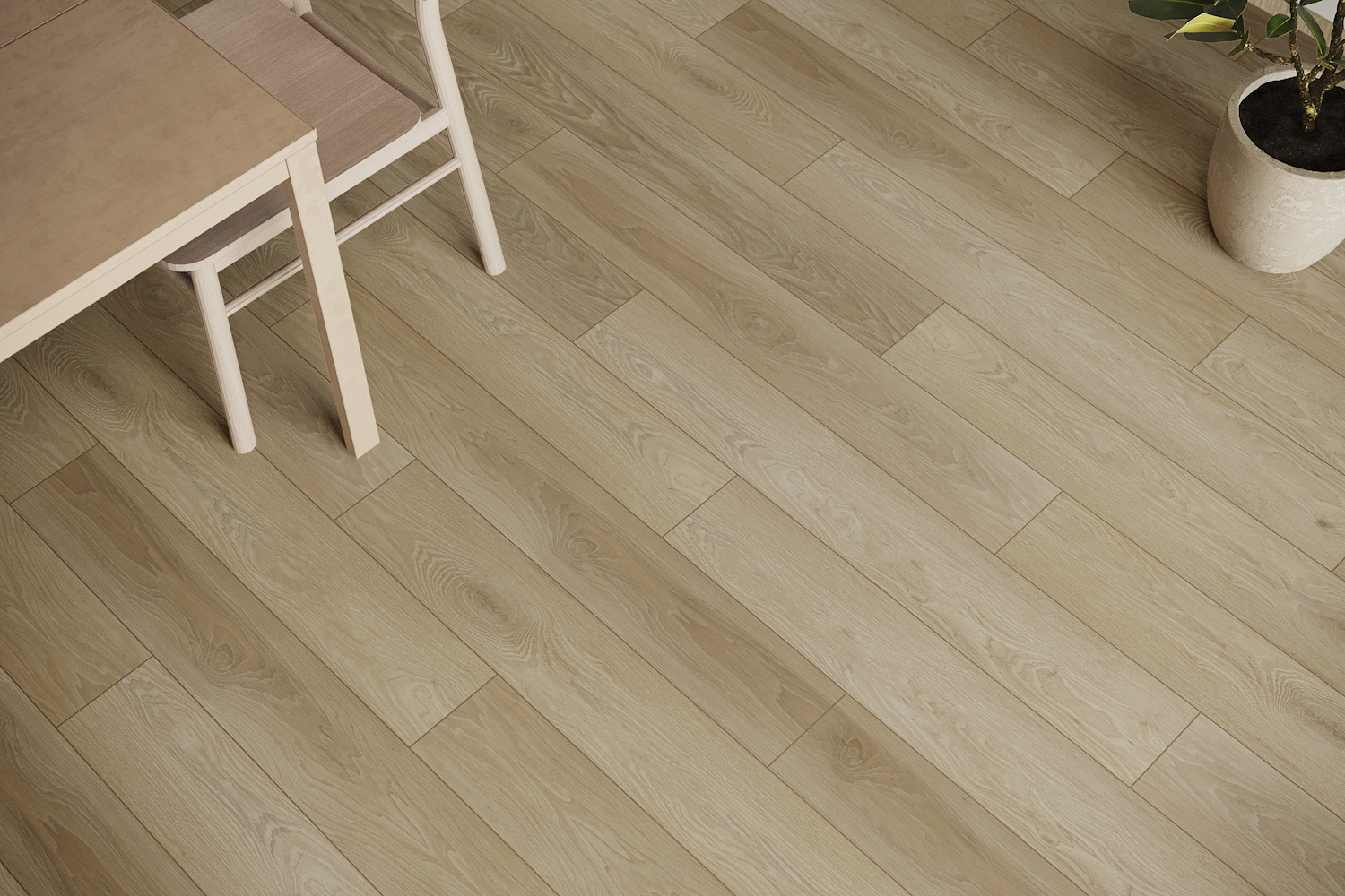 Кварцвиниловая плитка Art East замковая Art Tile Click Ясень Антиб 45-06-ATC 1220×180×4 фото в интерьере